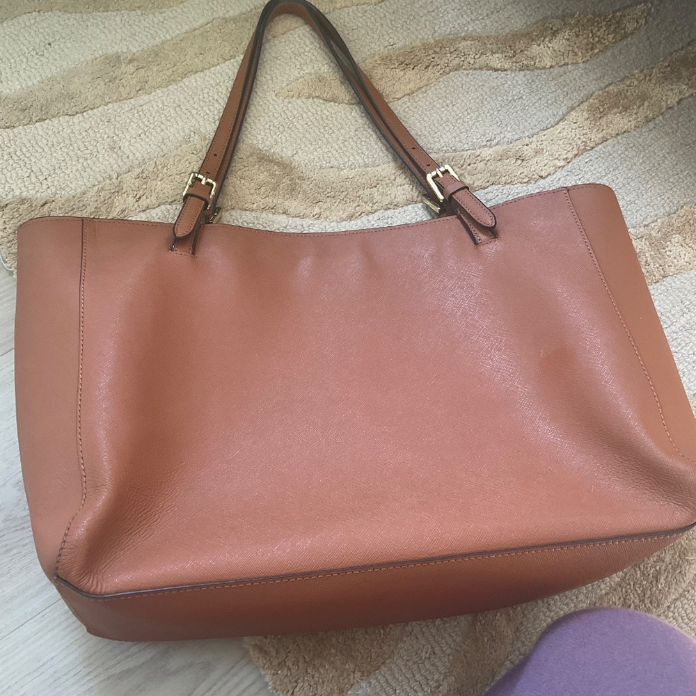 Tory Burch brown work bag tote Buckle - Picture 8 of 16